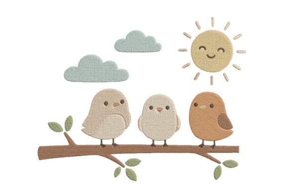 Cute Birds Embroidery Design Review