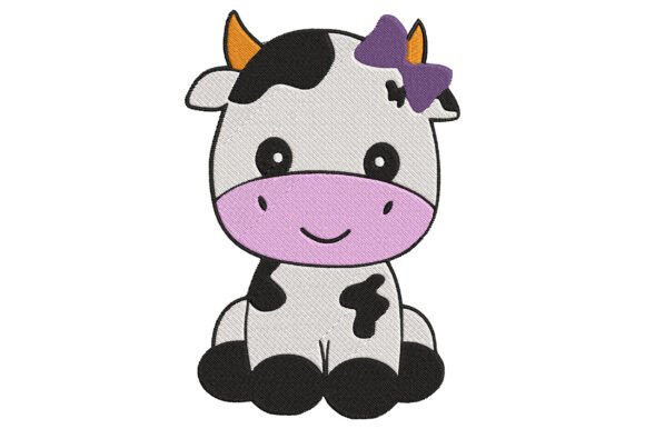Cute Cow Embroidery Design Review