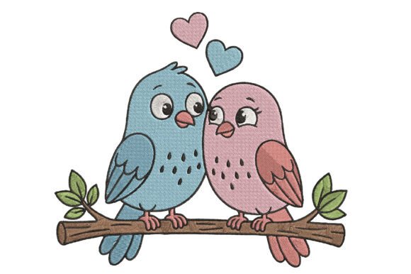 Cute Love Birds Embroidery Review