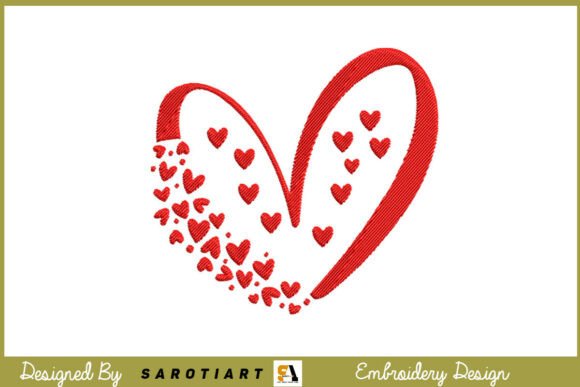 Embroidery Heart Love Valentine Design Review