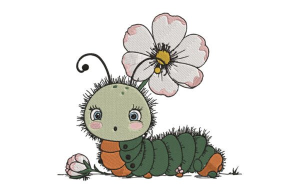 Flower Caterpillar Embroidery Design Review