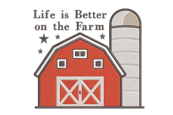 Life is Better on the Farm Embroidery Review