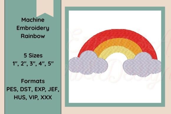 Machine Embroidery Rainbow Design Review