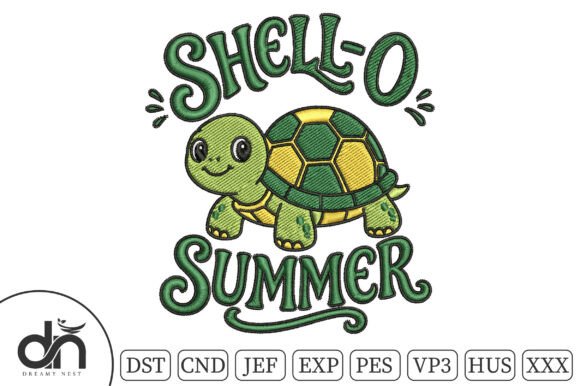 Shell-O Summer Cute Turtle Embroidery Review