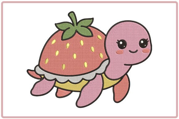 Strawberry Turtle Embroidery Design Review