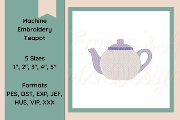 Teapot Machine Embroidery Design Review