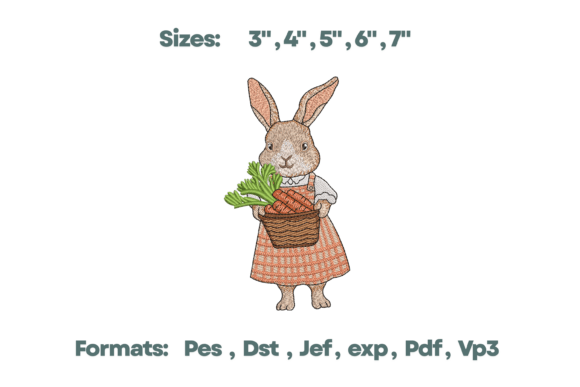 Vintage Harvest Bunny Embroidery Review