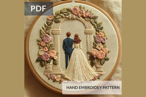 Wedding Arch Hand Embroidery Pattern PDF Review