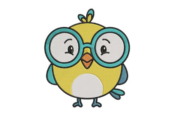 Wise Owl in Glasses Embroidery Review